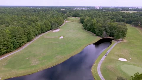 North Myrtle Beach SC Barefoot Landing Golf Stock Footage 316721652