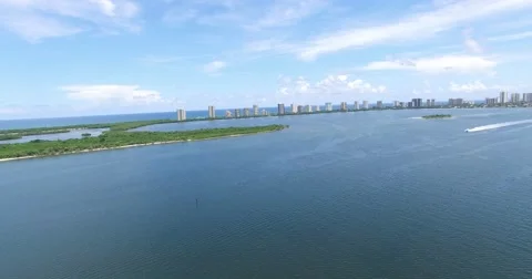 North Palm Beach Intercostal view hot summer day Video stock 65055581