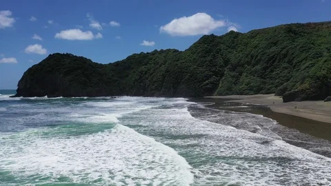 North Piha shallows Stock Footage 100815261