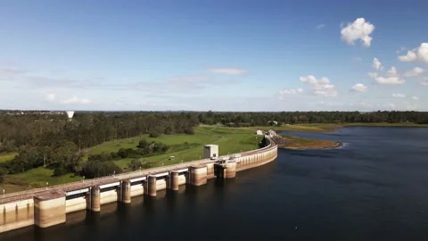 North Pine Dam Operations Video stock 154522746