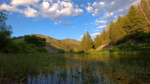 North platte river pickaroon timelapse 20200627 0001 Stock Footage 172458696
