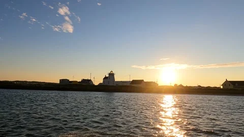 North Rustico Harbor, Prince Edward Island, Canada, filming from boat,  4 Vídeos de archivo 225503033