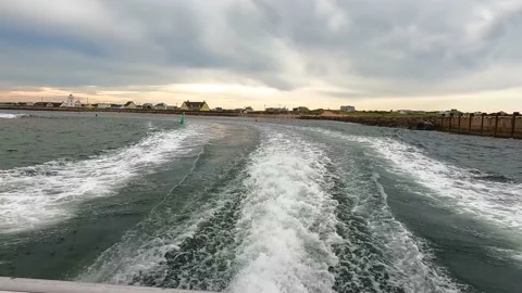 North Rustico Harbor, Prince Edward Island, Canada, filming from boat,  3 Vídeos de archivo 225503057