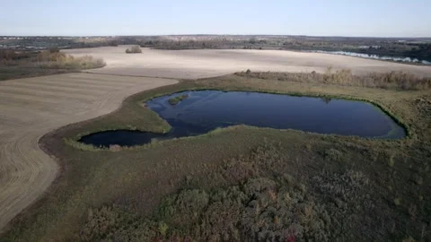 North Saskatchewan River Stock Footage 256053923