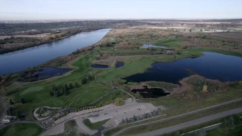 North Saskatchewan River Stock Footage 256053950