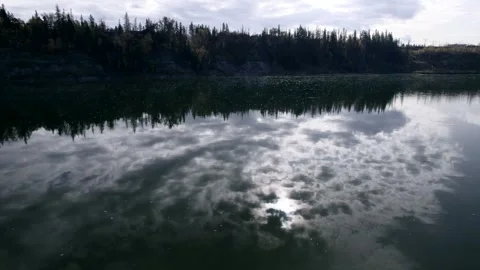 North Saskatchewan River Stock Footage 256054148