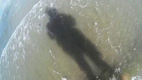 On The North Sea Beach of St. Peter-Ording Stock Footage 78724797