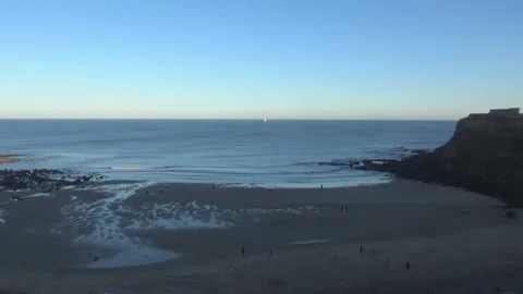 North sea view Stock Footage 132985754