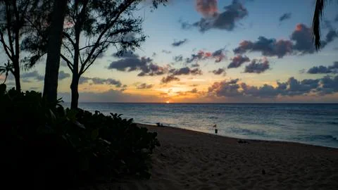 North shore Sunset Stock Photos