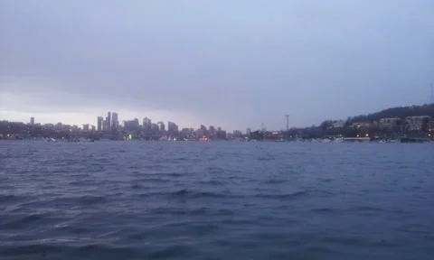 North Skyline WS Stock Footage 37874833