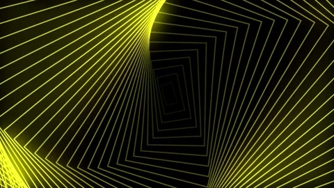 North Star Hypnotic Abstract background with glowing yellow line 스톡 동영상 265642394