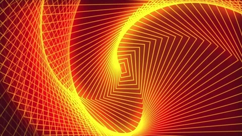 North Star Hypnotic Abstract backgrounds with glowing line in geometrical styles 動画素材 265642348