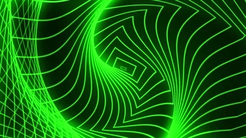 North star hypnotic liquid wavy motion in geometrical styles 스톡 동영상 265642191