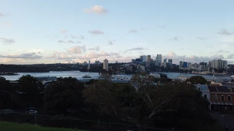 North Sydney Skyline Stock Footage 105621766