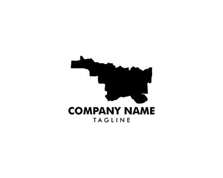North Texas map logo icon vector illustration Stock Illustration
