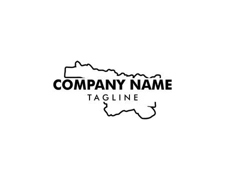 North Texas map logo icon vector illustration Stock Illustration