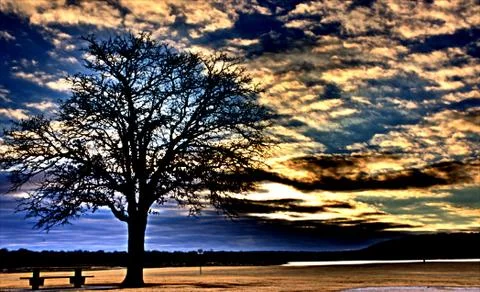 North Texas Sunset Stock Photos
