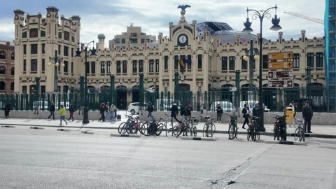 North Train Station - Static Exterior Establishing Shot. Stock Footage 328996149