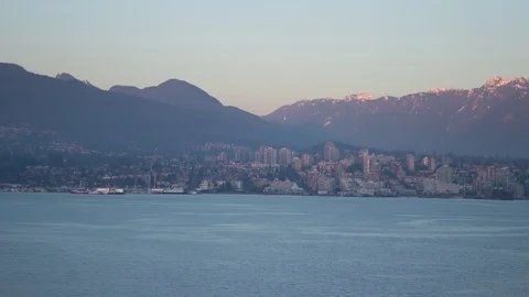 North Vancouver Sunset Timelapse 動画素材 86410356