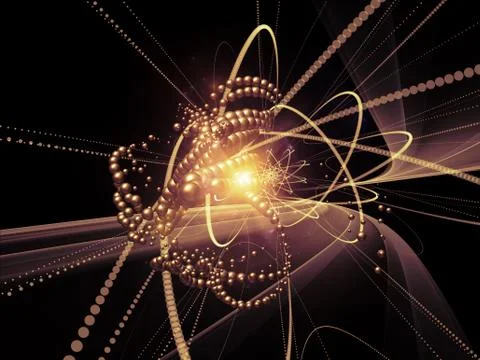North of Wave Particle Stock Illustration