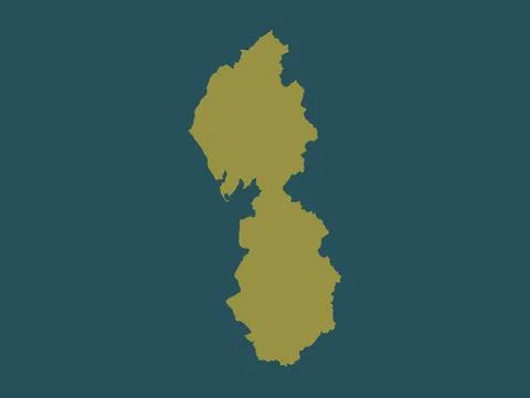 North West, United Kingdom. Solid color shape Stockillustratie