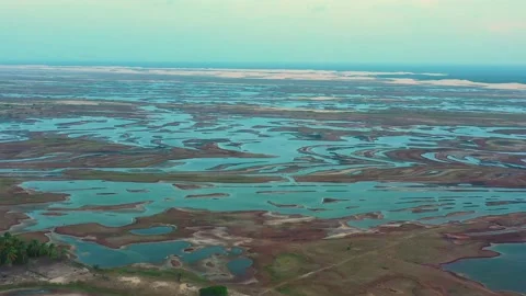 Northeastern Brazil, Route of Emotions, from Jericoacoara to Lençóis Maranhenses Stock Footage 162516853