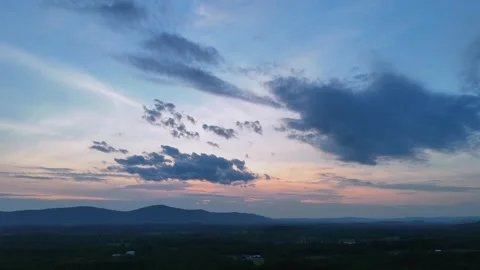 Northeastern Summer Sunset 스톡 동영상 317280150