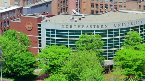 Northeastern University: Shillman Hall Stock Footage 345182720