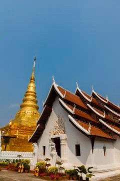 Northen thai temple Foto stock