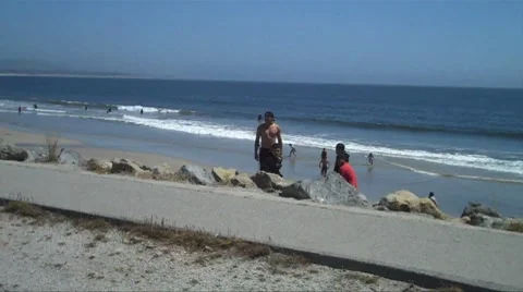 Northern Cali Beaches HD Stock Footage 7756366