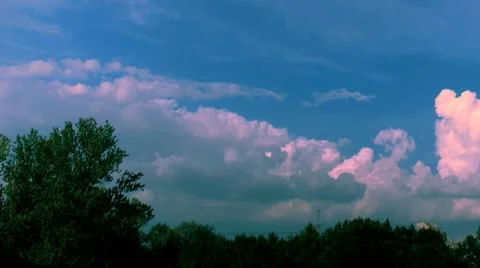 Northern clouds time lapse t3359D Stock Footage 8641438
