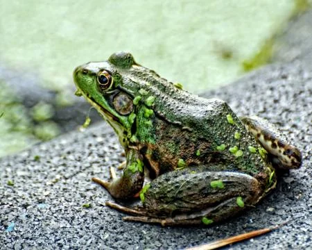 Northern Green Frog Stock Photos