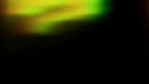 Northern Lights display. Aurora borealis green and yellow glow Stock Footage 334303004