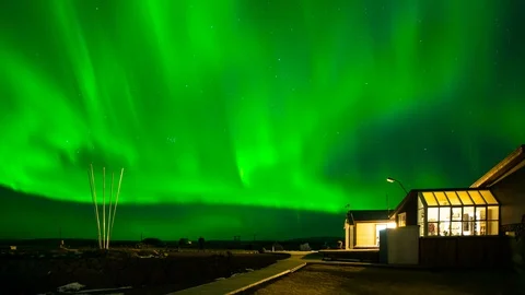 Northern Lights From Iceland 스톡 동영상 101973892