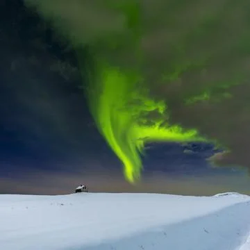 Northern lights, Iceland Stock Photos