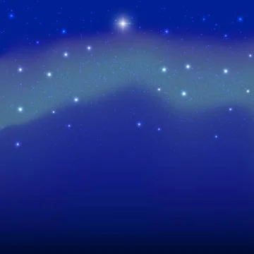 Northern lights Stock Illustration