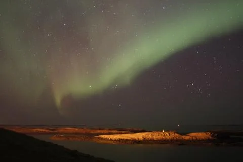 Northern Lights Stockfoto's