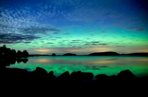Northern lights Stock Photos
