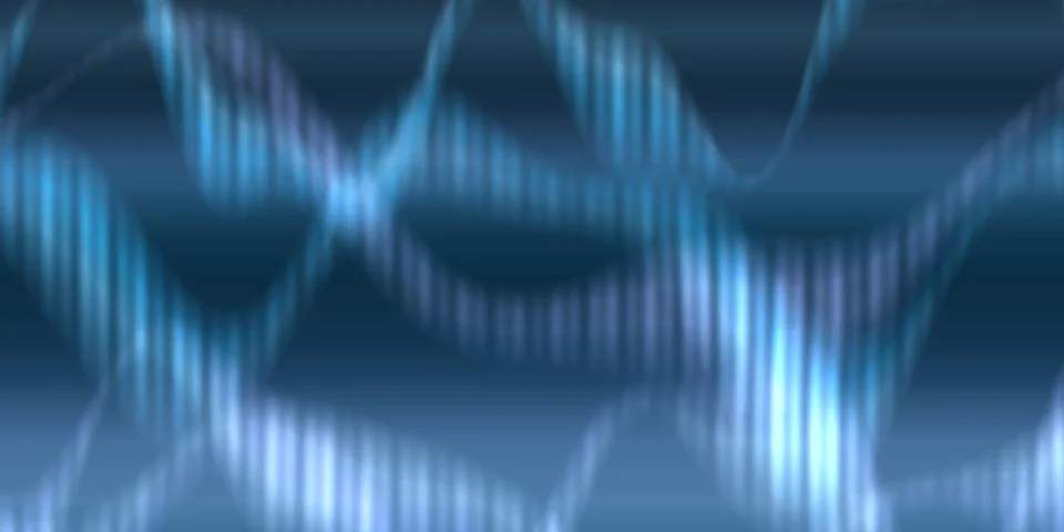 Northern lights simulation background creates abstract, wavy wallpaper effect Stock Illustration