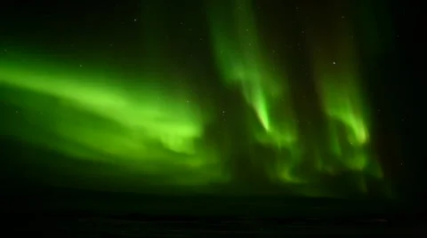 Northern lights - strong solar storm Stock Footage 882624