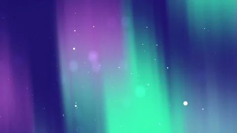 Northern Lights Style Vertical Light Curtains With Floating Particles Stock Footage 342456203