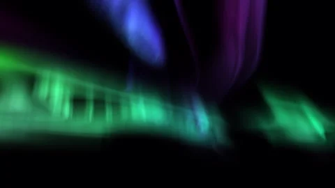 Northern Lights Symphony Aurora Background Animation Loop Stock Footage 335735422