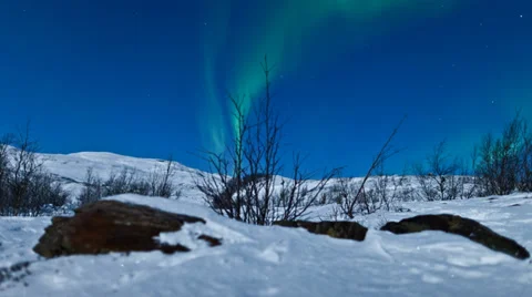 Northern Lights timelapse Stock Footage 36301982