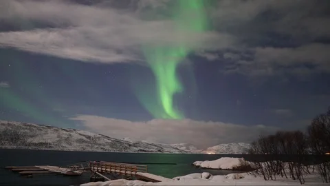Northern Lights Timelapse Stock Footage 105105762