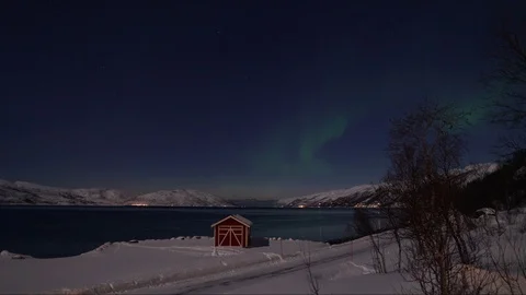Northern Lights Timelapse Stock Footage 105105765