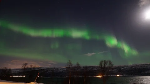 Northern Lights Timelapse Stock Footage 105105766