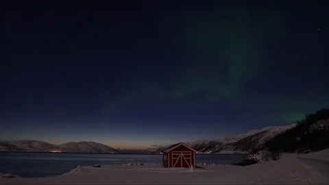 Northern Lights Timelapse Stock Footage 105105767