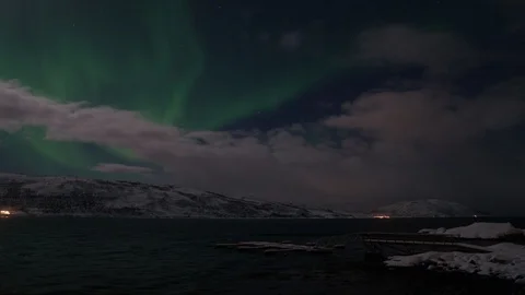 Northern Lights Timelapse Stock Footage 105105783