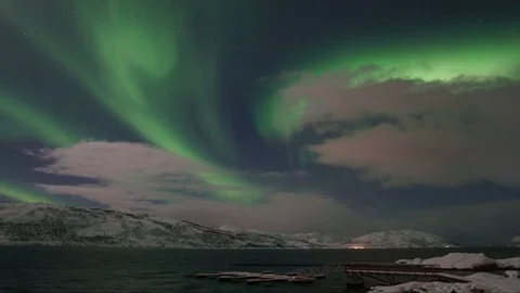 Northern Lights Timelapse Stock Footage 105105785