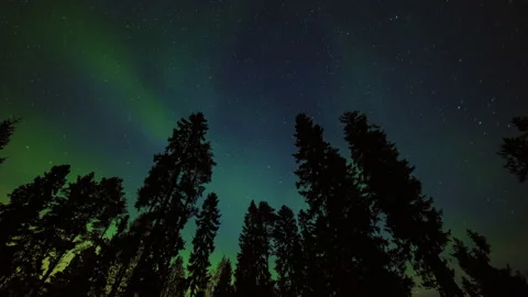 Northern Lights Timelapse Stock Footage 140287113